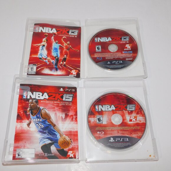 PS3 NBA 2K13 & 2K15 Basketball Video Game Set - Picture 7 of 7